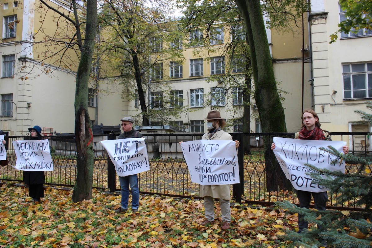 Защитники Хохловки заявили о бесстрашии надзорного ведомства, выдавшего разрешение на строительство