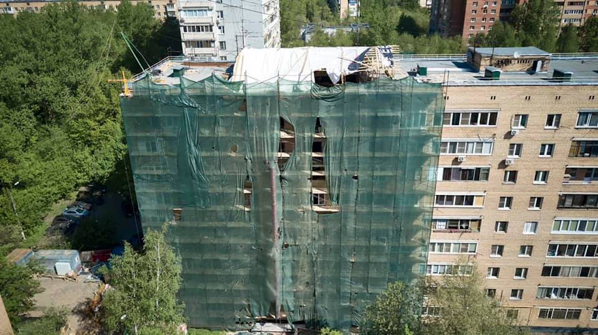 Дом в Химках восстанавливают после взрыва газа. Названы сроки возвращения жильцов в квартиры