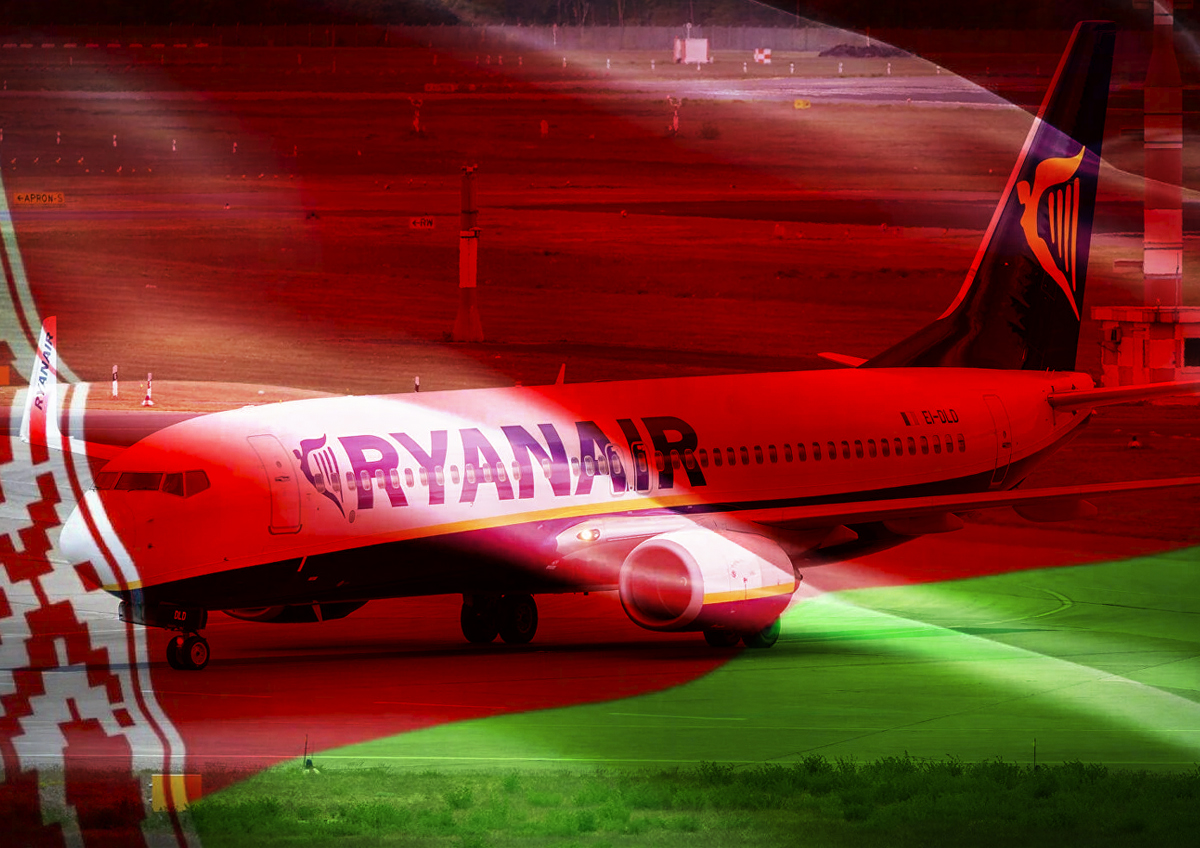 Авиавласти Белоруссии назвали инцидент с экстренной посадкой самолета Ryanair провокацией со стороны Европы